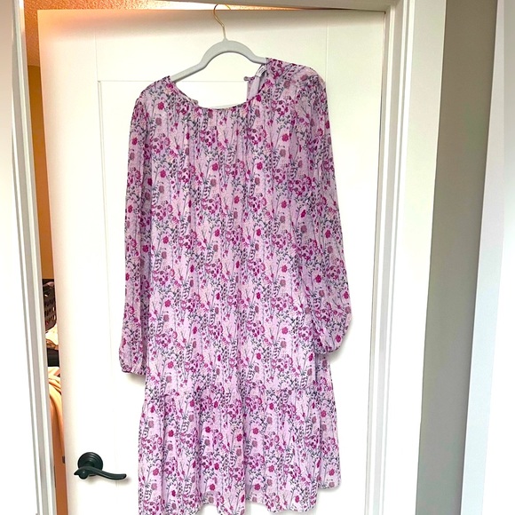 Wilfred Pink Floral Dress -M - Picture 1 of 6